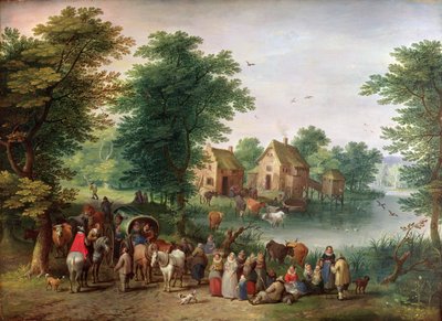 Ein Jahrmarkt von Jan the Elder Brueghel